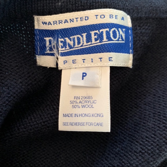 Pendleton petite stitched floral cardigan - Picture 6 of 7